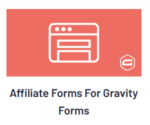 AffiliateWP – Affiliate Forms Gravity Forms